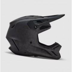 FOX V3 RS CARBON SOLID MOTOKROS ČELADA ČRNA MATTE