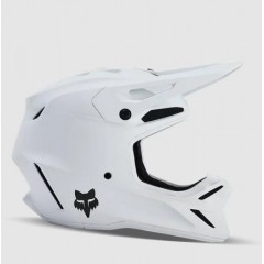 FOX V3 SOLID MOTOKROS BELA ČELADA