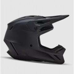 FOX V3 SOLID MOTOKROS ČRNA ČELADA
