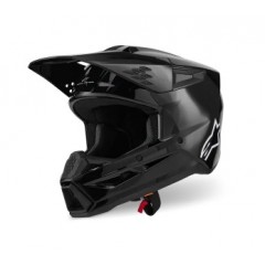 ALPINESTARS SM 3 ZAŠČITNA ČELADA ČRNA GLOSS