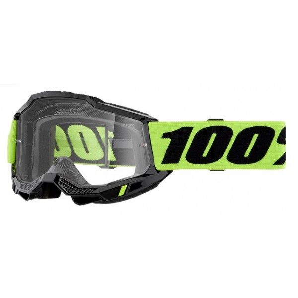 100% ACCURI 2 OTG PROZORNA MOTOKROS OČALA NEON 100% ACCURI 2 OTG PROZORNA MOTOKROS OČALA NEON